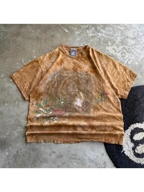 Vintage 2000s Nature Bear The Mountain Tee